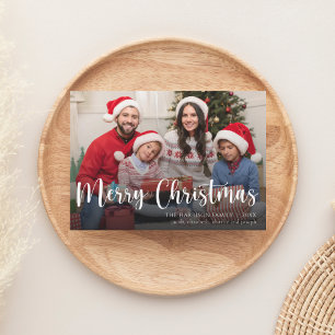 Agradecimiento Tarjeta navideña de festividad con Personalizado n