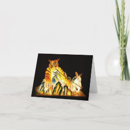 Agradecimiento Tarjeta Notecard para el Festival de la Linterna c