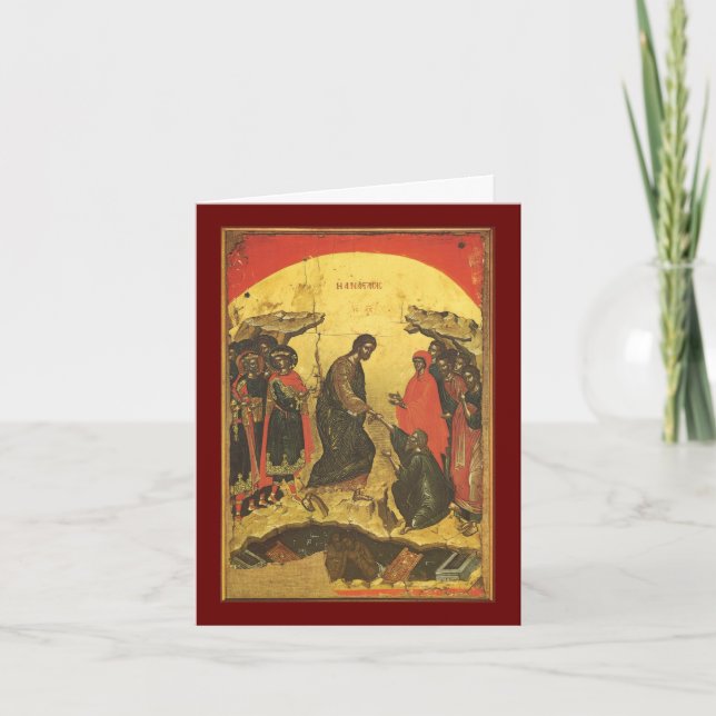 Agradecimiento Tarjeta Pascha de Pascua (Anverso)