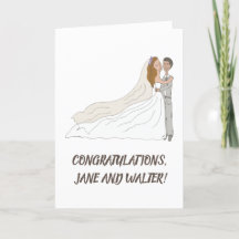 Tarjeta personalizada de felicitaciones para el dí