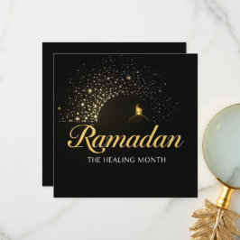 Agradecimiento Tarjeta personalizada de vacaciones de Ramadan Kar