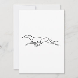 Agradecimiento Tarjeta plana de arte de línea simple minimalista 