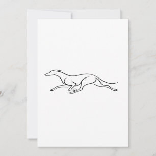 Agradecimiento Tarjeta plana de arte de línea simple minimalista 