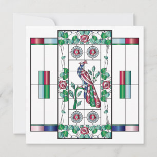 Agradecimiento Tarjeta plana de cumpleaños de vidrio templado Mah