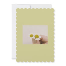 Tarjeta plana de flor silvestre rústica – Gracias 