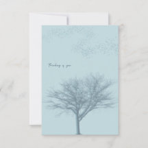Tarjeta plana en blanco del árbol de simpatía