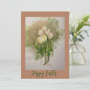 Agradecimiento Tarjeta plana Hallelujah de Pascua