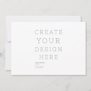 Agradecimiento Tarjeta plana personalizada de 5" x 7"