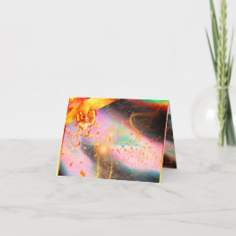 Agradecimiento Tarjeta plegada, de entrada/salida, diseño dorado