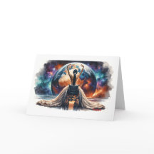 Tarjeta plegada todo propósito de 5" x 7"