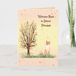 Agradecimiento Tarjeta principal de la escuela de bienvenida