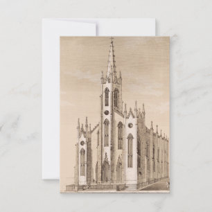 Agradecimiento Tarjeta religiosa de la Iglesia de San Nicolás de