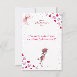 Agradecimiento Tarjeta Romántica del Día de San Valentín – Eres l