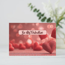 Tarjeta Romántica Plana Llénala de Amor Mi San Val