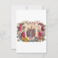 Tarjeta Sagrada de Fe Esperanza y Caridad Tres Vir