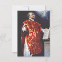 Tarjeta Sagrada de San Ignacio de Loyola
