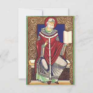 Agradecimiento Tarjeta Sagrada Medieval de San Gregorio Magno