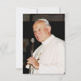 Agradecimiento Tarjeta Sagrada Totus Tuus de San Juan Pablo II