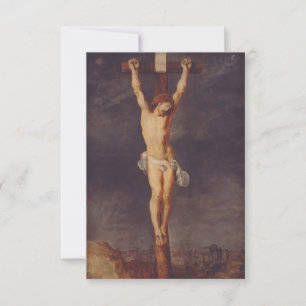 Agradecimiento Tarjeta Santa de Cristo en la Cruz Pater Noster