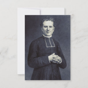 Agradecimiento Tarjeta Santa de San Juan Bosco Padre y Maestro