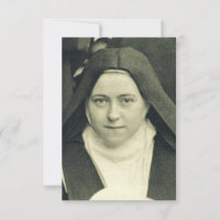 Tarjeta Santa Teresa de Lisieux