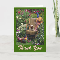 Tarjeta Terrier de Yorkshire Gracias