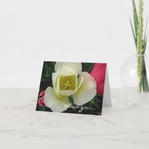 Agradecimiento Tarjeta Tulip de personalizable