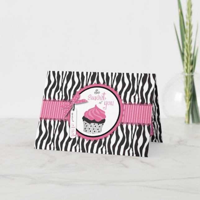 Agradecimiento Tarjeta TY de copas de Moda Boutique (Anverso)