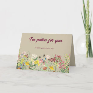 Agradecimiento Tengo la tarjeta de El día de San Valentín Polen p