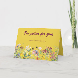 Agradecimiento Tengo la tarjeta de El día de San Valentín Polen p