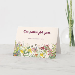 Agradecimiento Tengo la tarjeta de El día de San Valentín Polen p