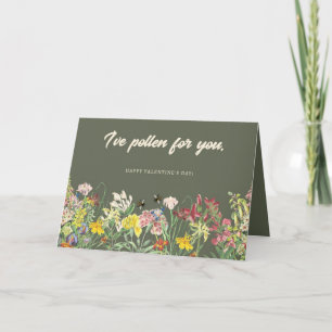 Agradecimiento Tengo la tarjeta de El día de San Valentín Polen p