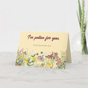 Agradecimiento Tengo la tarjeta de El día de San Valentín Polen p
