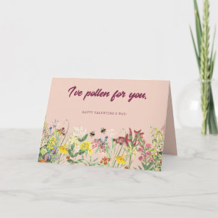 Agradecimiento Tengo la tarjeta de El día de San Valentín Polen p