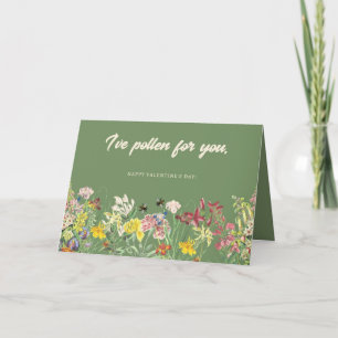 Agradecimiento Tengo la tarjeta de El día de San Valentín Polen p