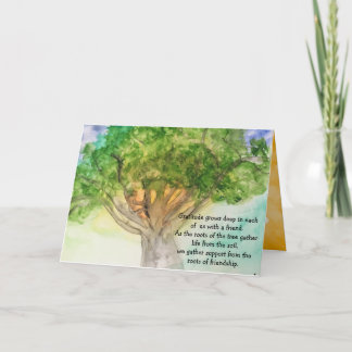 Agradecimiento Tocaste nuestro corazón, doblado tarjeta de agrade