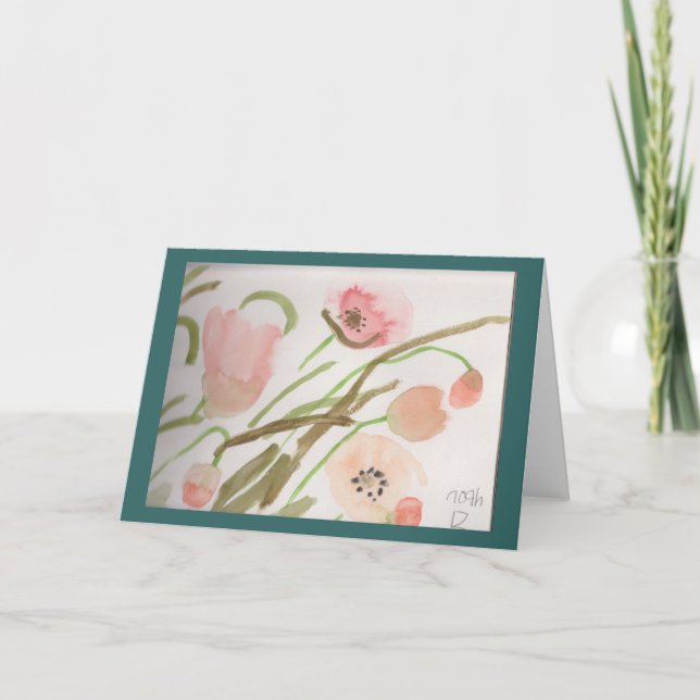 Agradecimiento Todo el espacio en blanco de la tarjeta de la (Anverso)