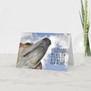 Agradecimiento TODOS LOS PERROS VAN A LA Tarjeta DE Saludo HEAVEN