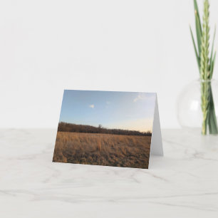 Agradecimiento Touch de la Naturaleza - Tarjeta de felicitación y