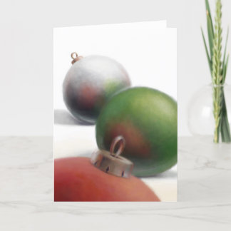 Agradecimiento Tres Ornamentos de Navidad 2 - Tarjeta de felicita