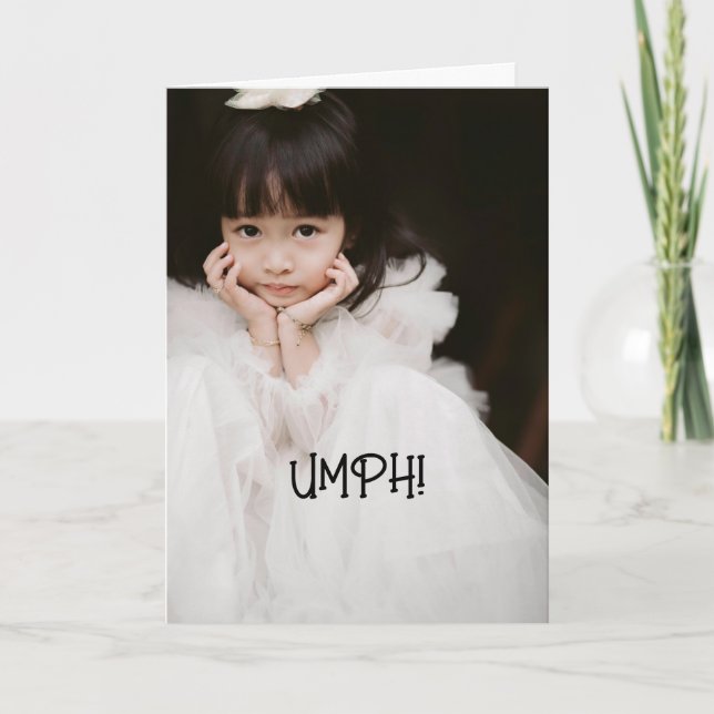 AGRADECIMIENTO ¡UMPH! TARJETA DE OBTENCIÓN (Anverso)