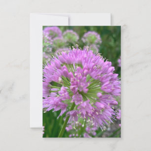 Agradecimiento Un toque de la tarjeta Z "Floral de lavanda ligera