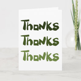 Agradecimiento Una gran diversión Gracias tarjeta de felicitación