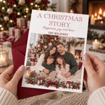 Una historia de Navidad - Tarjeta de foto familiar