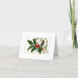 Agradecimiento Una tarjeta de Navidades brillantes