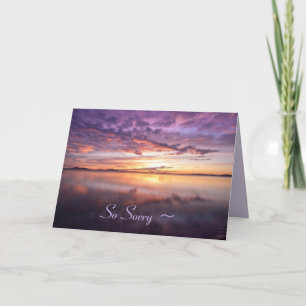 AGRADECIMIENTO UNA TARJETA DE SIMPATÍA DE CIELO MAUVE