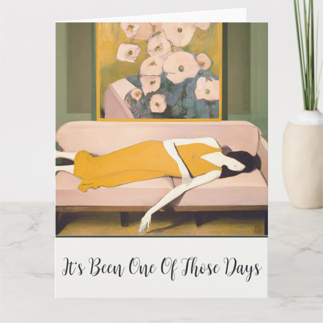 Agradecimiento Uno De Esos Días - Gran Tarjeta (Anverso)