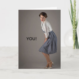 AGRADECIMIENTO USTED - TARJETA DE AMISTAD