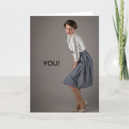 AGRADECIMIENTO USTED - TARJETA DE AMISTAD