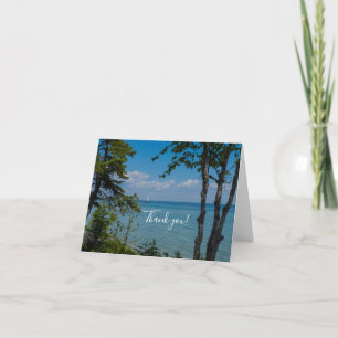 Agradecimiento Vela En Mackinac Tarjeta De Gracias